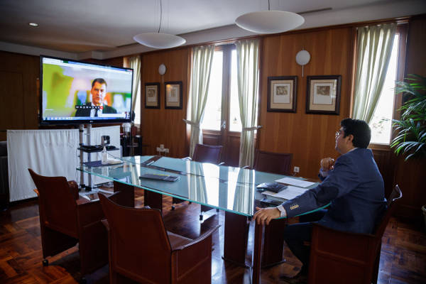 tenerife_reunion_embajador_reinounido_2020 Martín traslada a Reino Unido e Irlanda la seguridad sanitaria de Tenerife