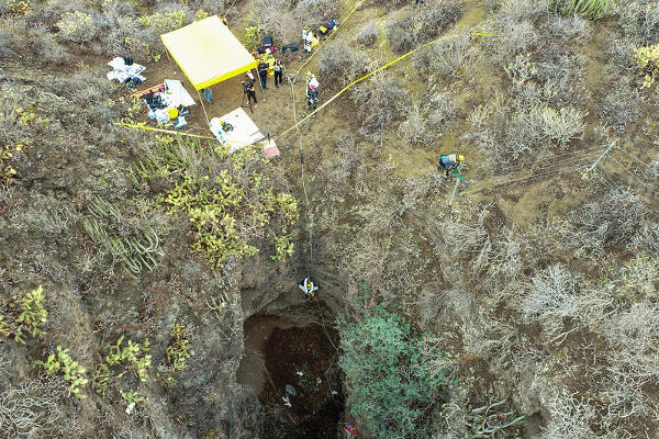 gcanaria_bajada_sima_jinamar_2020 La bajada a la Sima de Jinámar da pie al primer sondeo arqueológico