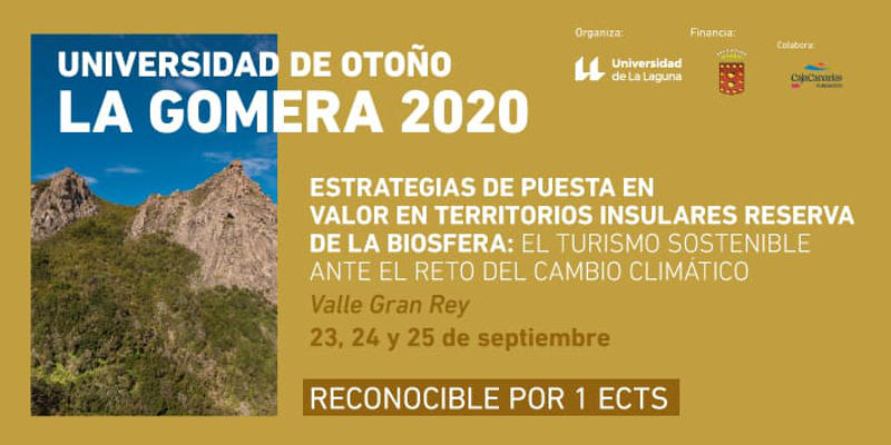 la_gomera_Universidad_de_Otoño_Valle_Gran_Rey_2020 Curso sobre la Reserva de la Biosfera y turismo sostenible