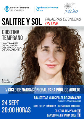 sc_tenerife_palabras_desnudas_2020 El ciclo de narración oral “Palabas desnudas” ofrece una sesión online