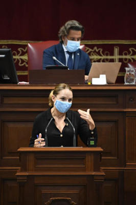 gobcan_Noemí_Santana_Parlamento_2020 Fondos europeos para el plan de Infraestructuras Sociosanitarias