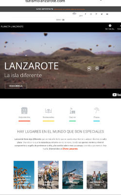 lanzarote_web_turismo_2020 La web promocional de Turismo Lanzarote supera el millón de visitas
