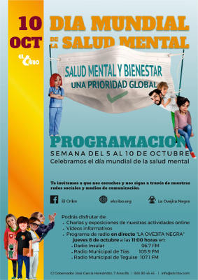 teguise_el_cribo_salud_mental_2020 Día Mundial de la Salud Mental, actos en pro preparados por El Cribo