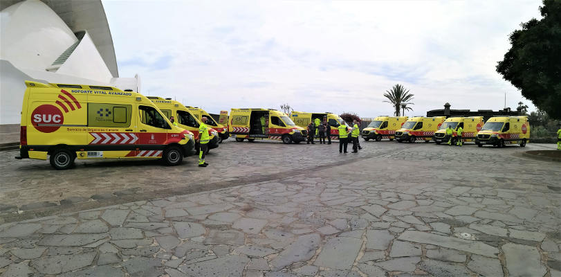 gobcan_presentacion_nuevas_ambulancias_2020 El servicio sanitario terrestre se refuerza con un aumento de ambulancvias