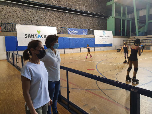 sc_tenerife_Club_Patín_Añazo_2020 Club Patín Añazo, el Ayto. se interesa por las actividades que realiza