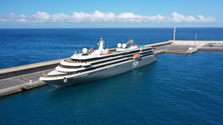 lagomera_crucero_postcovid_2021 El Puerto de Vueltas recibe el primer crucero postcovid