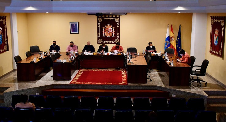 mogan_sesion_pleno_2021 Modificación presupuestaria para ayudas sociales, a empresarios y obras