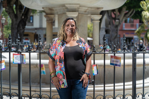 lalaguna_Idaira_Afonso_junto_mensajes_2021 Mensajes de reivindicación de la ciudadanía en apoyo al colectivo LGBTI