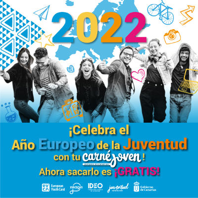 gobcan_juventud_carné_joven_europeo_gratis_2022 El Carné Joven Europeo en Canarias ya es gratuito