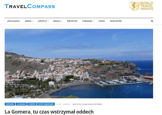 lagomera_articulo_revista_polaca_2022 Los paisajes de La Gomera, principal atractivo para el turismo polaco
