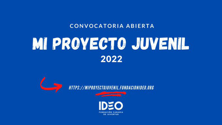 gobcan_juventud_mi_proyecto_juvenil_2022 Juventud financia con hasta 1.500 € proyectos dirigidos a la promoción