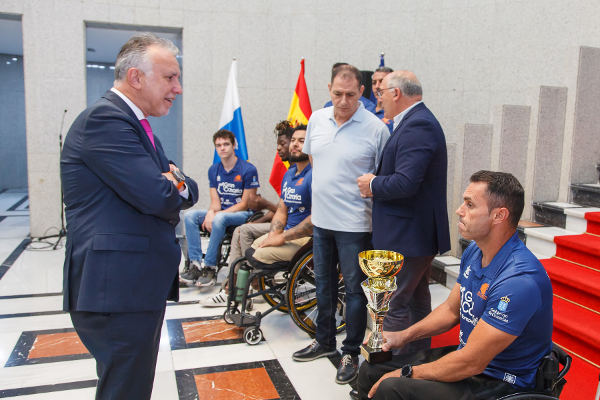 gobcan_recibe_Econy_grancanaria_2022 El Econy Gran Canaria es recibido por Torres tras ganar la EuroCup1