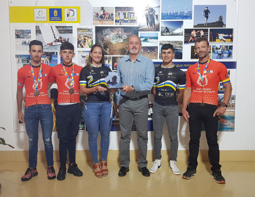 gcanaria_deportes_equipociclista_Skoda_2022 Gran Canaria Skoda Bike Team felicitado por buenos resultados