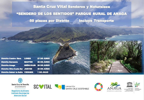 sctenerife_sendero_de_los_sentidos_mayores_2022 Sendero de los sentidos, 275 mayores podrán disfrutar en Anaga