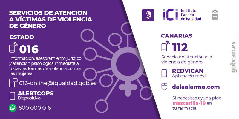 Canarias registró en 2022 más de 15000 llamadas por violencia de género