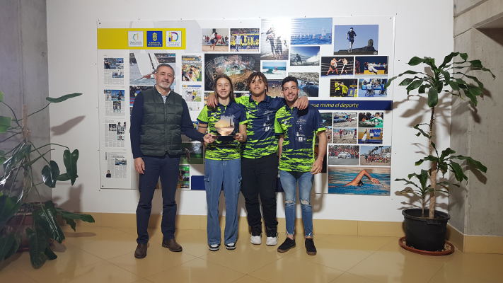 Andrea Monroy, Magno Llopis y Oliver Rodríguez, campeones de España