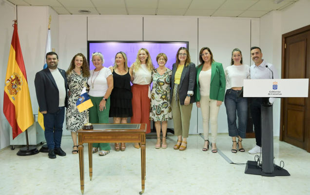 gobcan_Equipo_Consejería_Bienestar_Social_2023 María de los Ángeles Bogas toma posesión del cargo en Bienestar Social