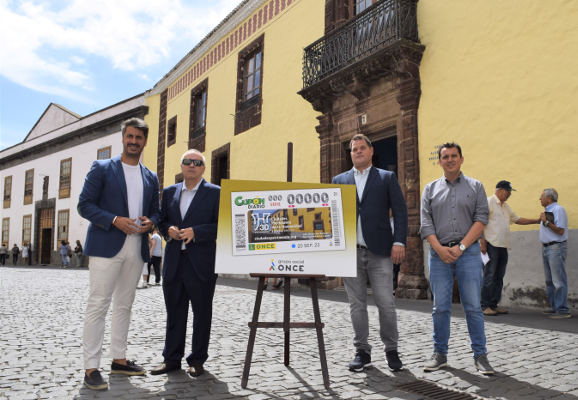 lalaguna_presentación_cupón_ONCE_2023 La Laguna protagoniza el cupón de la ONCE por el 30 aniversario GPHE