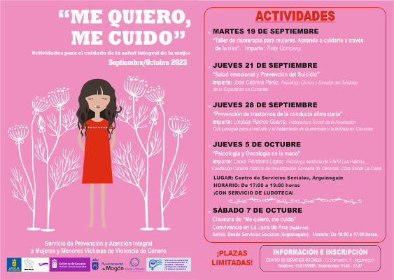 mogán_Me_quiero_me_cuido_2023 Segunda edición de 'Me quiero, me cuido' en septiembre y octubre