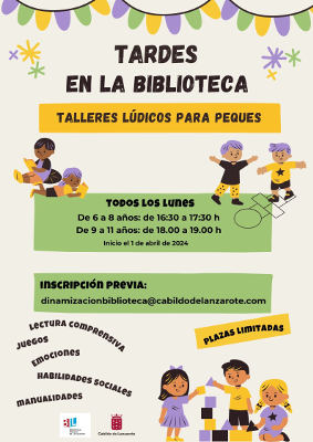 lanzarote_Tardes_en_la_Biblioteca_2024 Tardes en la Biblioteca, programa del Cabildo de Lanzarote