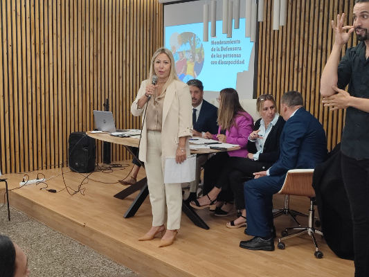 integración_yaiza_pérez_defensora_personas_discapacidad_2024 Yaiza Pérez primera Defensora de las Personas con Discapacidad