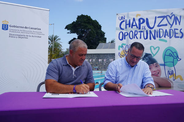 gobcan_acuerdo_CN_LasPalmas_natación_inclusiva_2024 El Gobierno de Canarias impulsa la natación inclusiva
