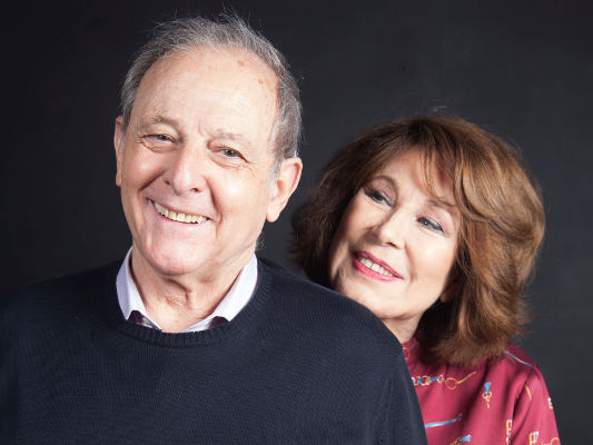 lalaguna_teatro_Leal_Emilio_Gutiérrez_Caba_y_María_José_Goyanes_2024 Emilio Gutiérrez Caba y María José Goyanes en el Leal