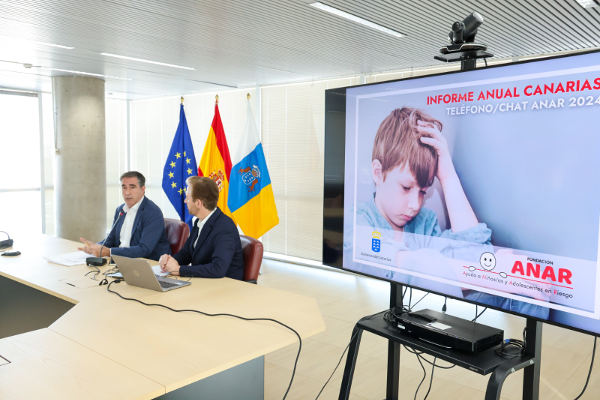 GOBCAN_INFORME_ANAR_2025 El Teléfono ANAR ofreció ayuda y asesoramiento a 739 niños/as