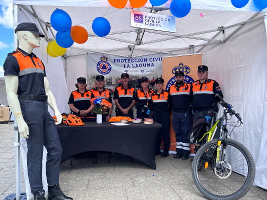 lalaguna_Protección_Civil_2025 Voluntarios de Protección Civil en La Laguna
