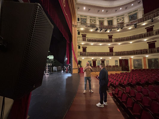 lalaguna_Teatro_Leal_mejora_sonido_2025 La sala principal del Teatro Leal renueva su sistema de sonido