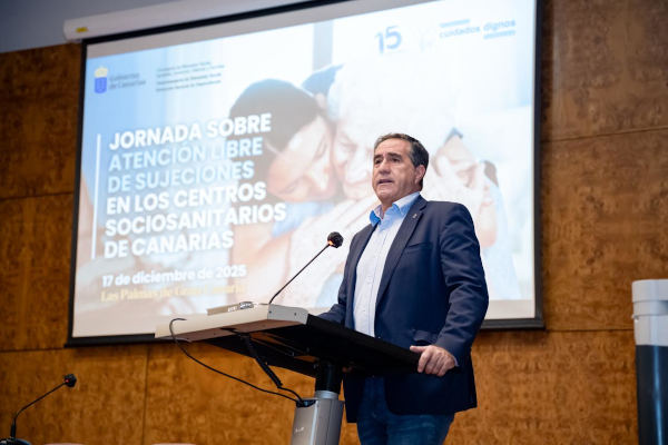 gobcan_Francisco_Candil_Jornadas_libres_sujeciones2025 Eliminación de sujeciones en los centros sociosanitarios