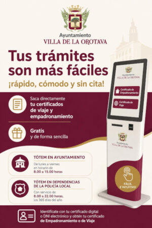La Orotava Certificados Totem La Orotava Certificados Totem